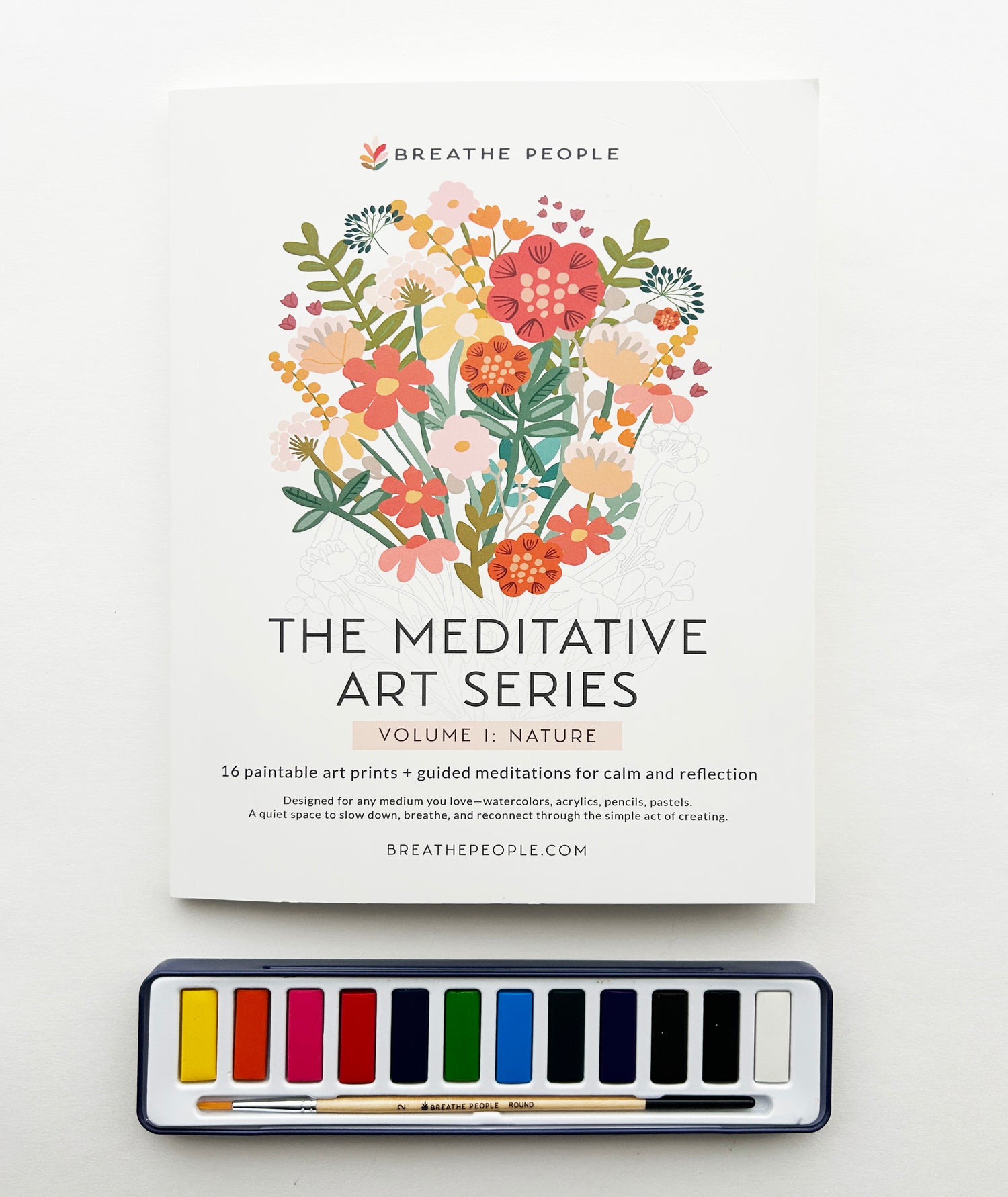 Meditative Art Workbook, 16 Pages of Guided Creative Ritual