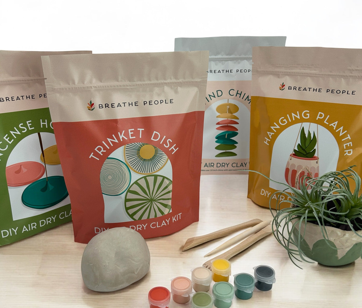 DIY Air Dry Clay Kit- Make Your Own Incense Holder
