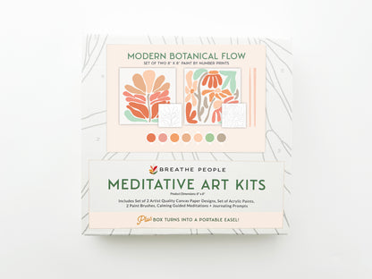 Modern Botanical Flow Paint by Numbers Kits