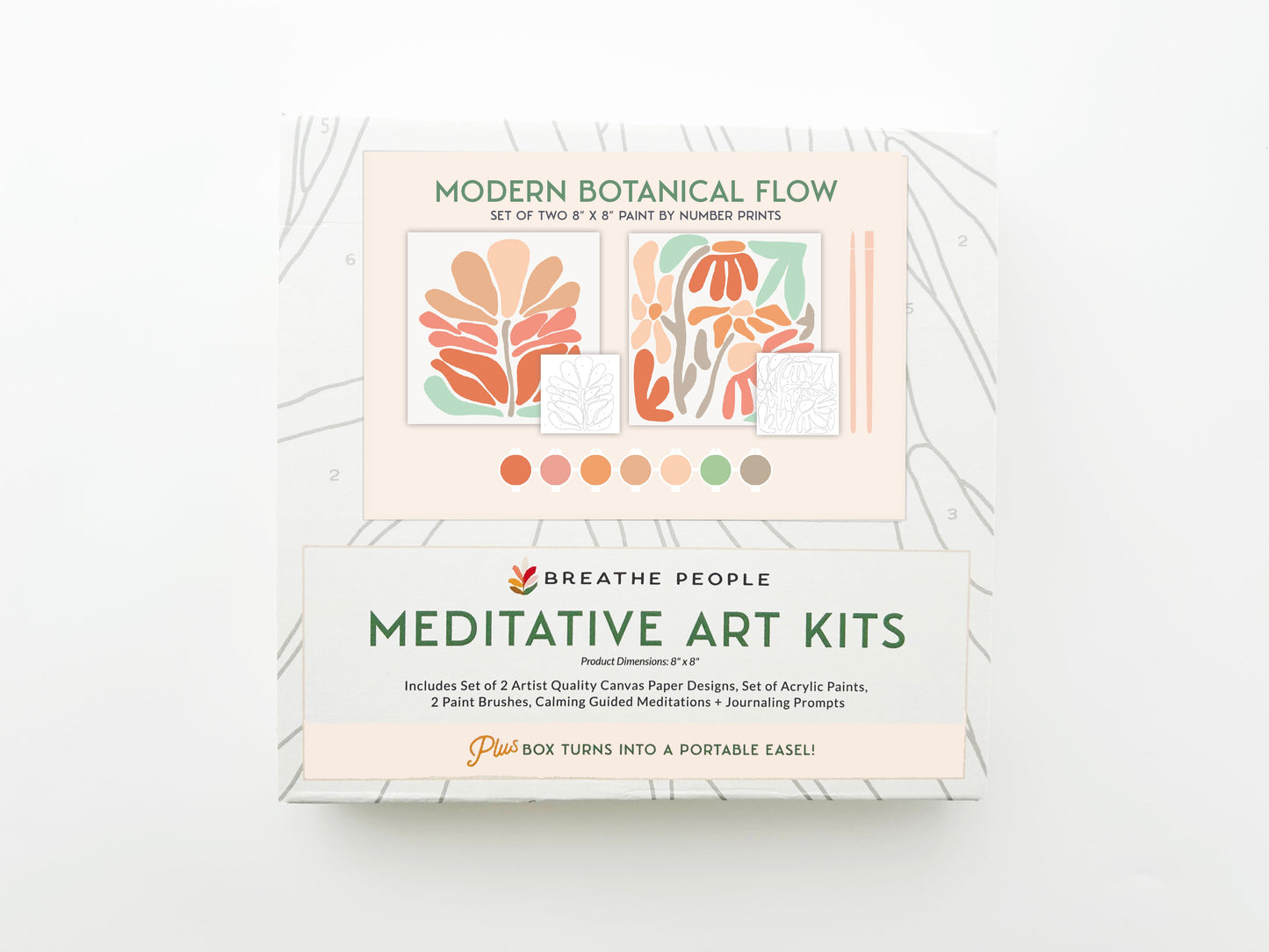 Modern Botanical Flow PBN Kits