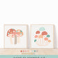 Mushroom Family Paint by Number Kit