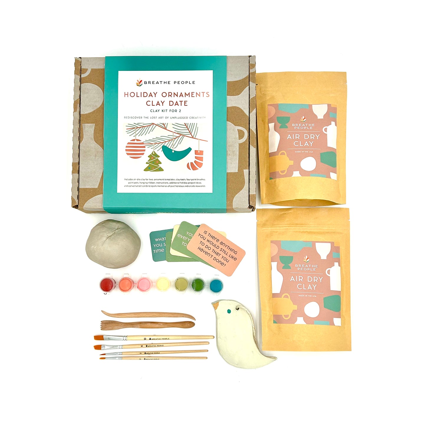 Holiday Ornaments Clay Date Kit