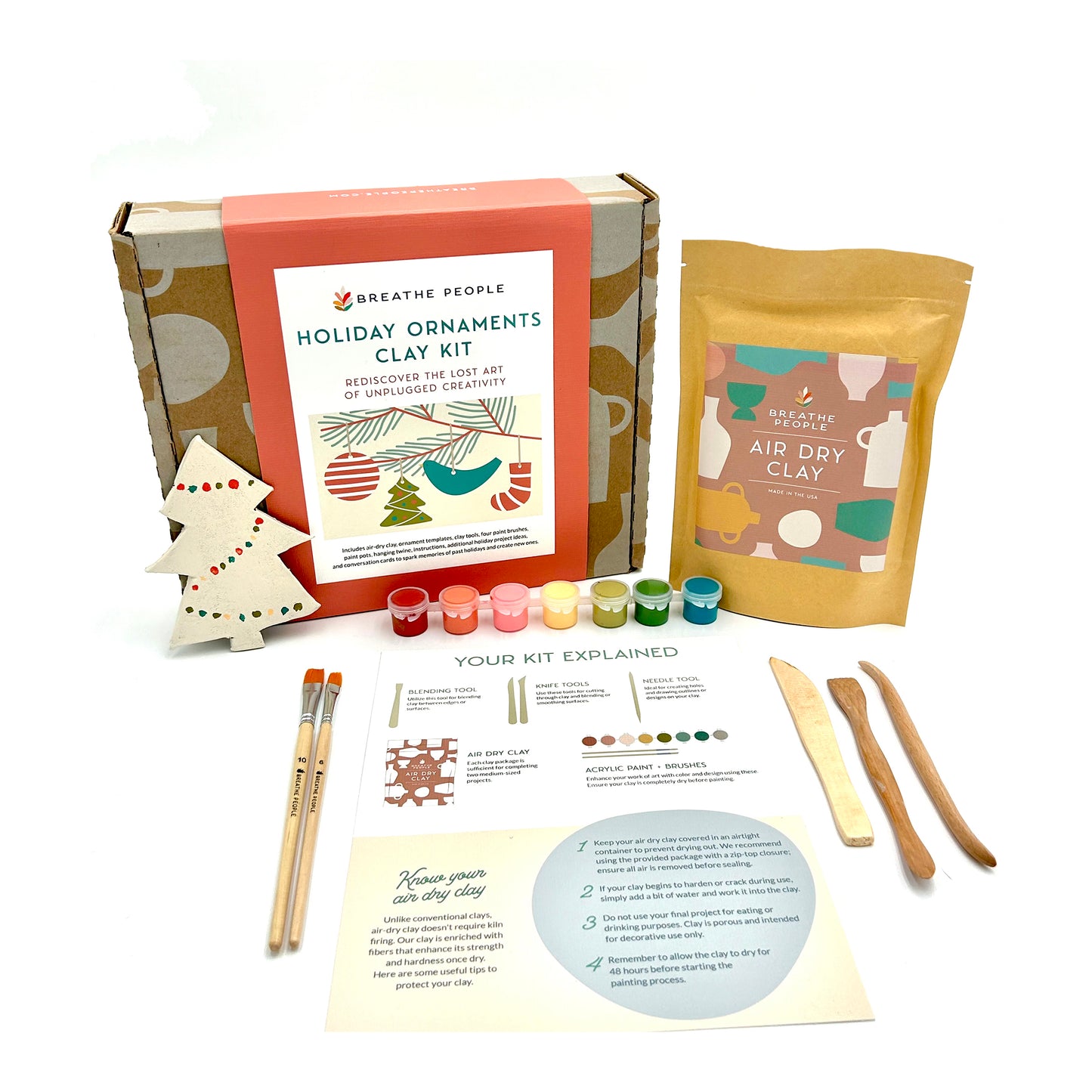 Holiday Ornaments Clay Kit