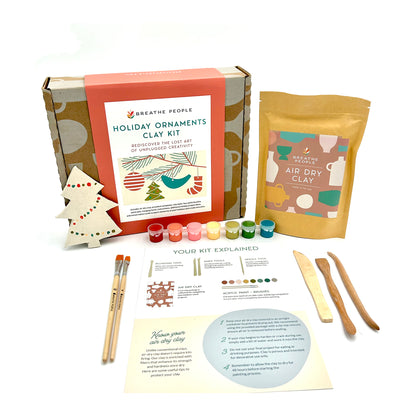 Holiday Ornaments Clay Kit