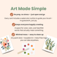 All-in-One Watercolor Postcards: Abstract Botanicals