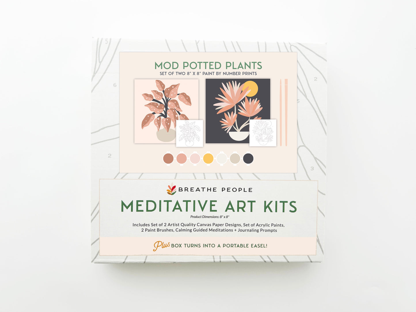 Mod Potted Plants PBN Kits