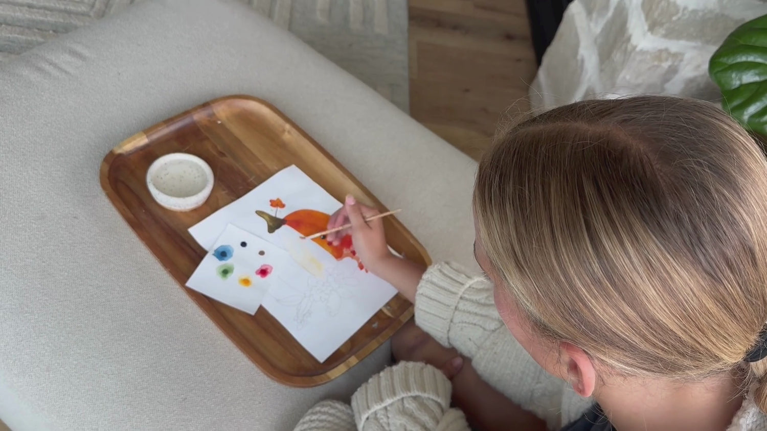 All-in-One Watercolor Kits for Cozy Fall Days- Pumpkin