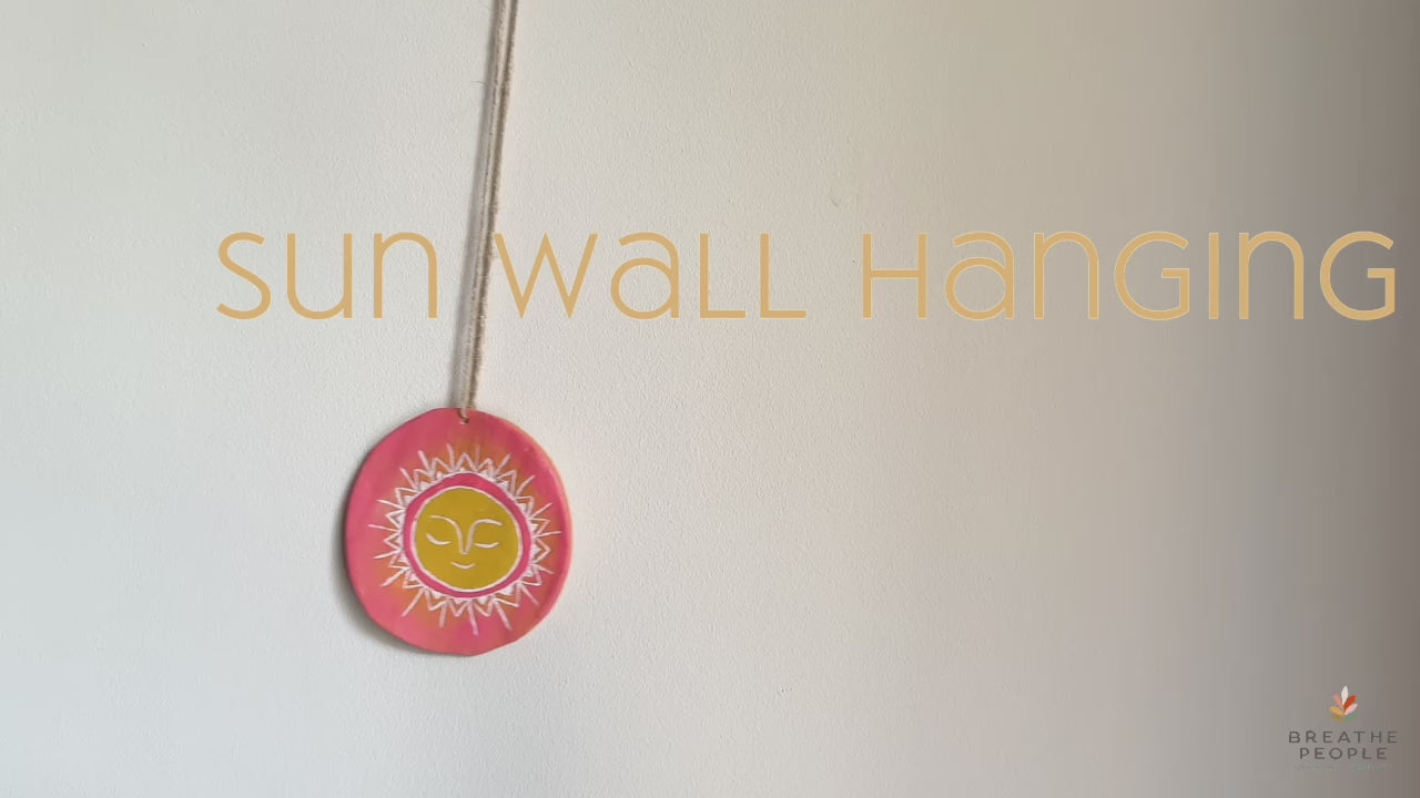 DIY Air Dry Clay Kit- Make Your Own Sun Wall Hanging