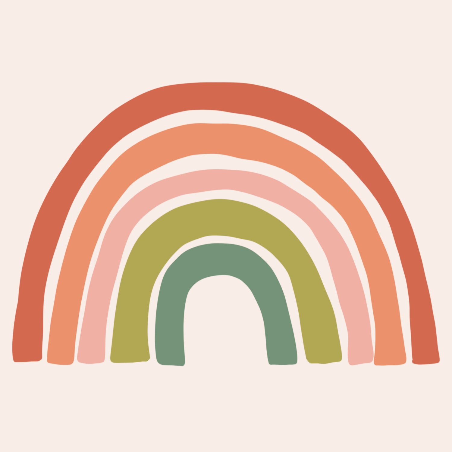 Sun + Rainbow Paint by Number Kit