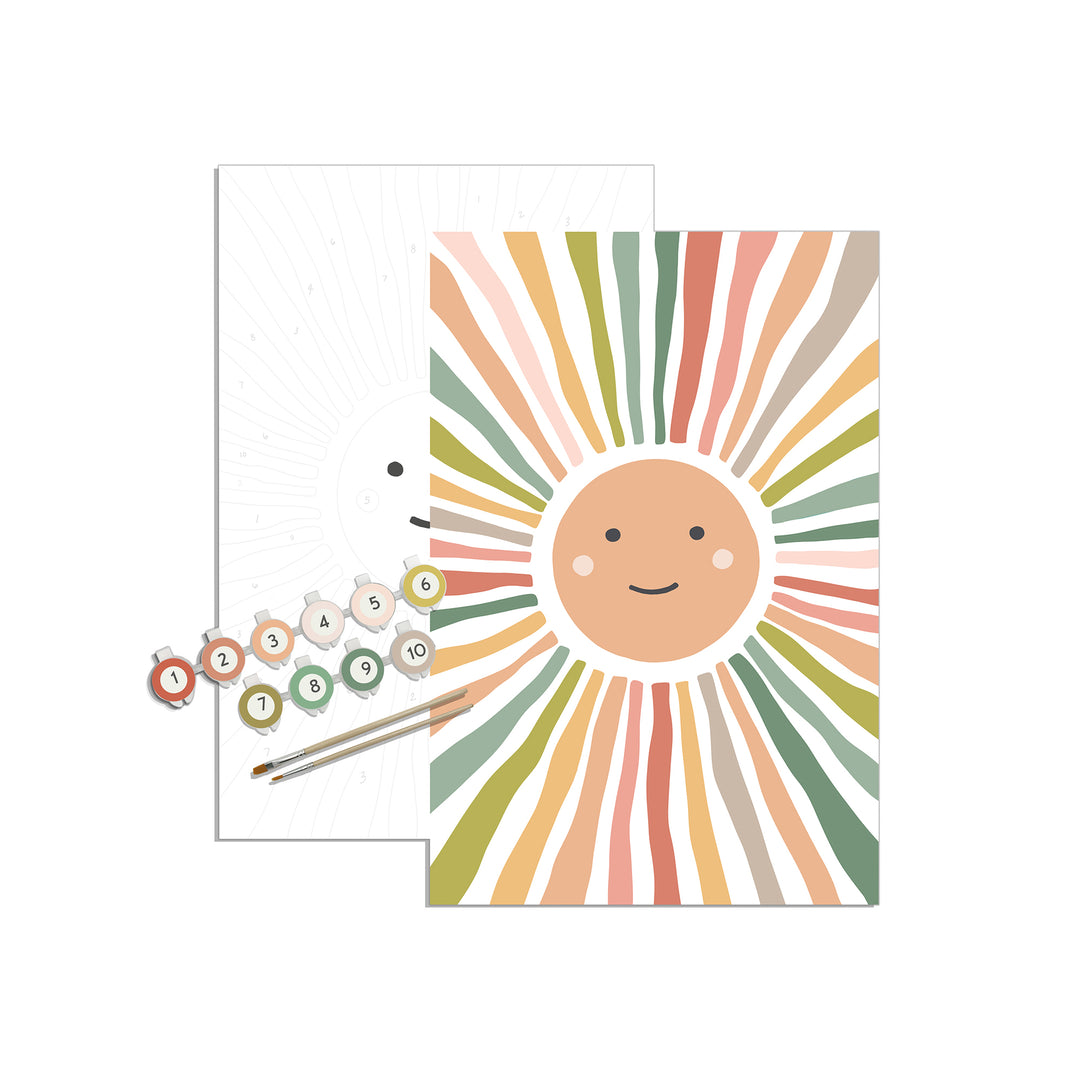 Petite Artisan Smiley Sunshine Paint by Number Party Bundles