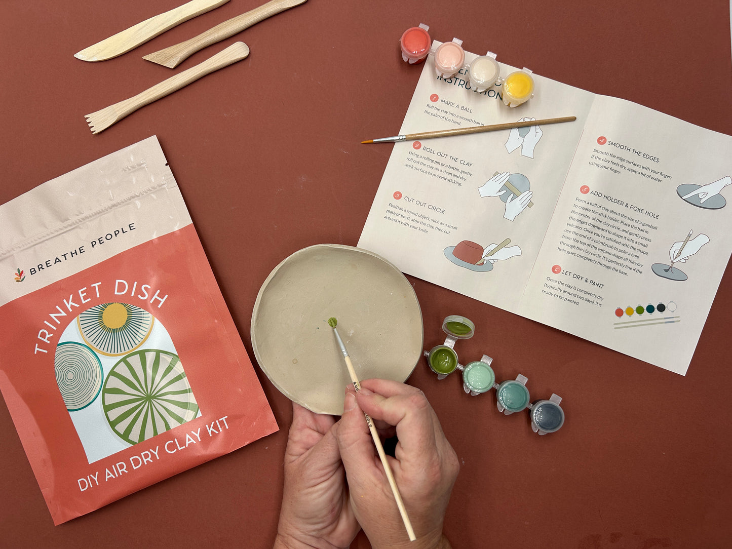 DIY Air Dry Clay Kit- Make Your Own Trinket Dish