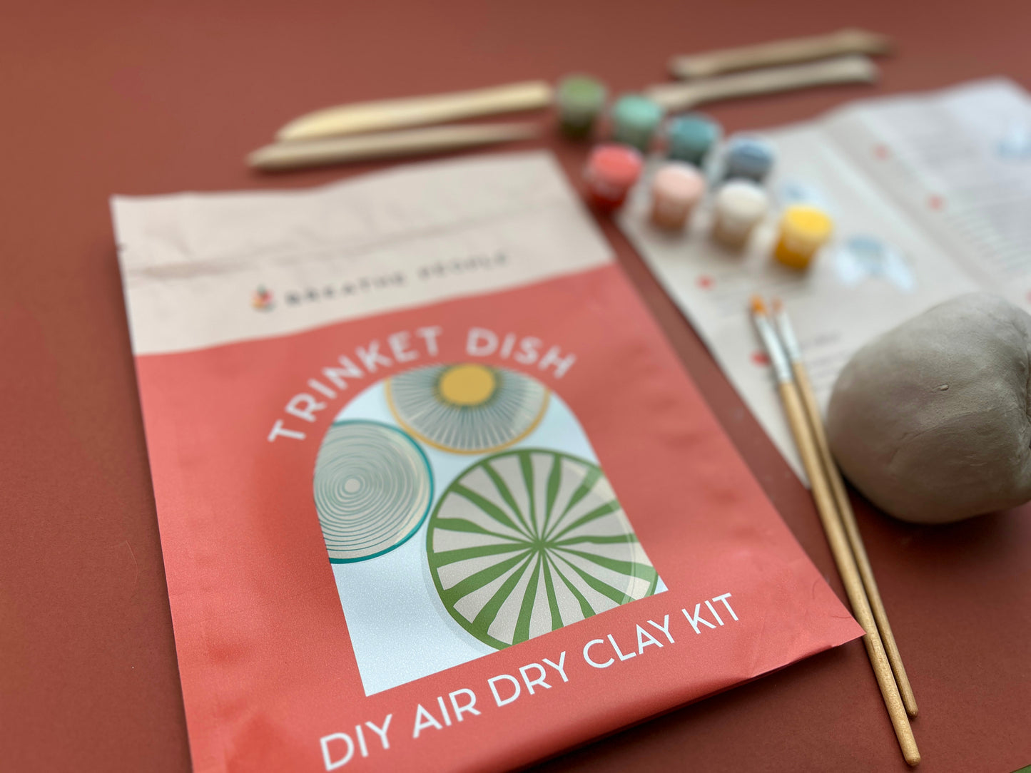 DIY Air Dry Clay Kit- Make Your Own Trinket Dish