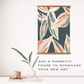 Tropical Leaves Meditative Art Paint by Number Kit