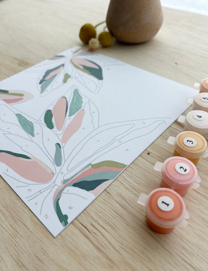 Calming Lush Tropicals Paint by Numbers Kits
