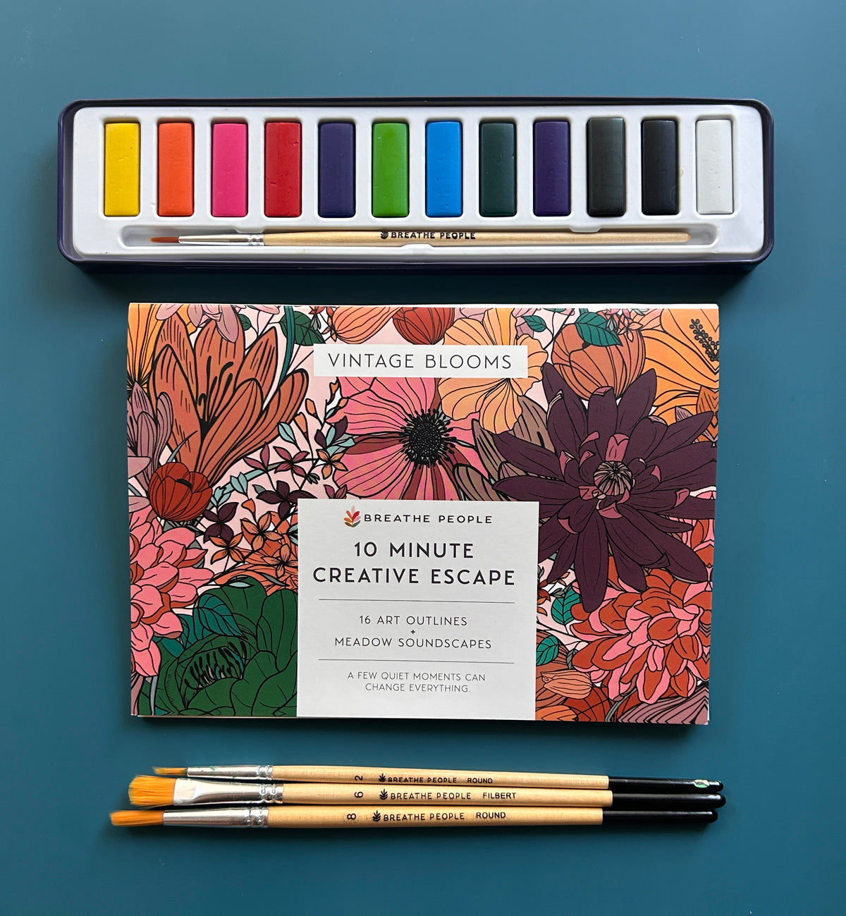 Vintage Bloom 10 Minute Creative Escape Gift Set