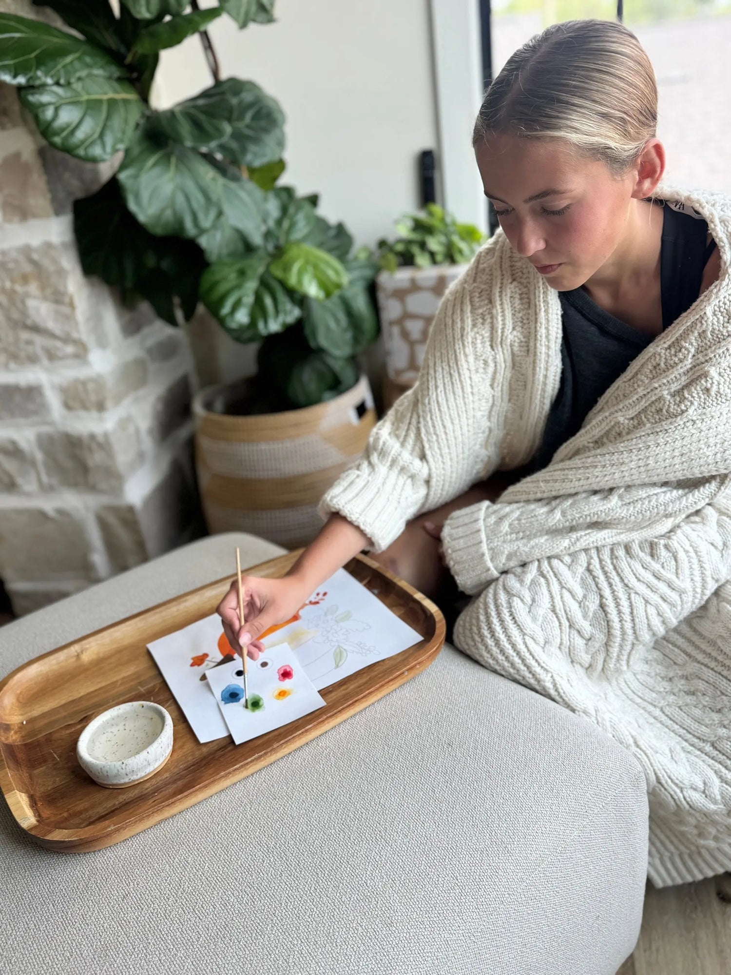 All-in-One Watercolor Kits for Cozy Fall Days- Pumpkin