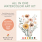 Wildflowers All-In-One Watercolor Kit