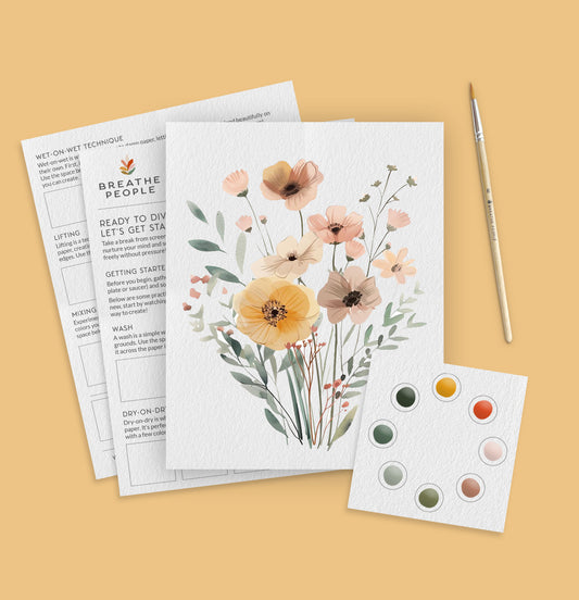 Wildflowers All-In-One Watercolor Kit