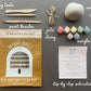 DIY Air Dry Clay Kit- Make Your Own Wish Bell