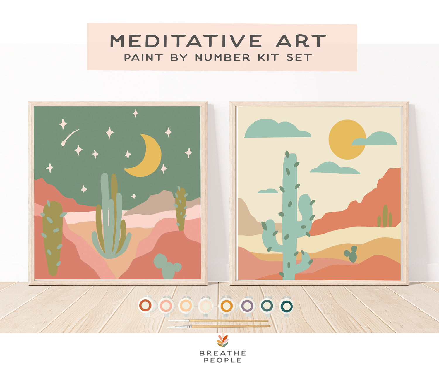 Zen Desert Botanicals Paint by Numbers Kits